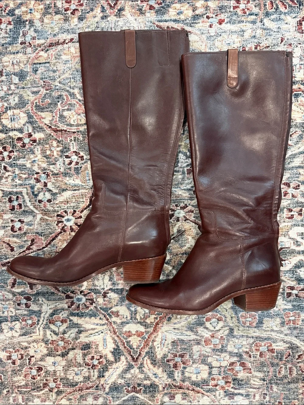 Cole Haan Tall Leather Riding Boots - Brown